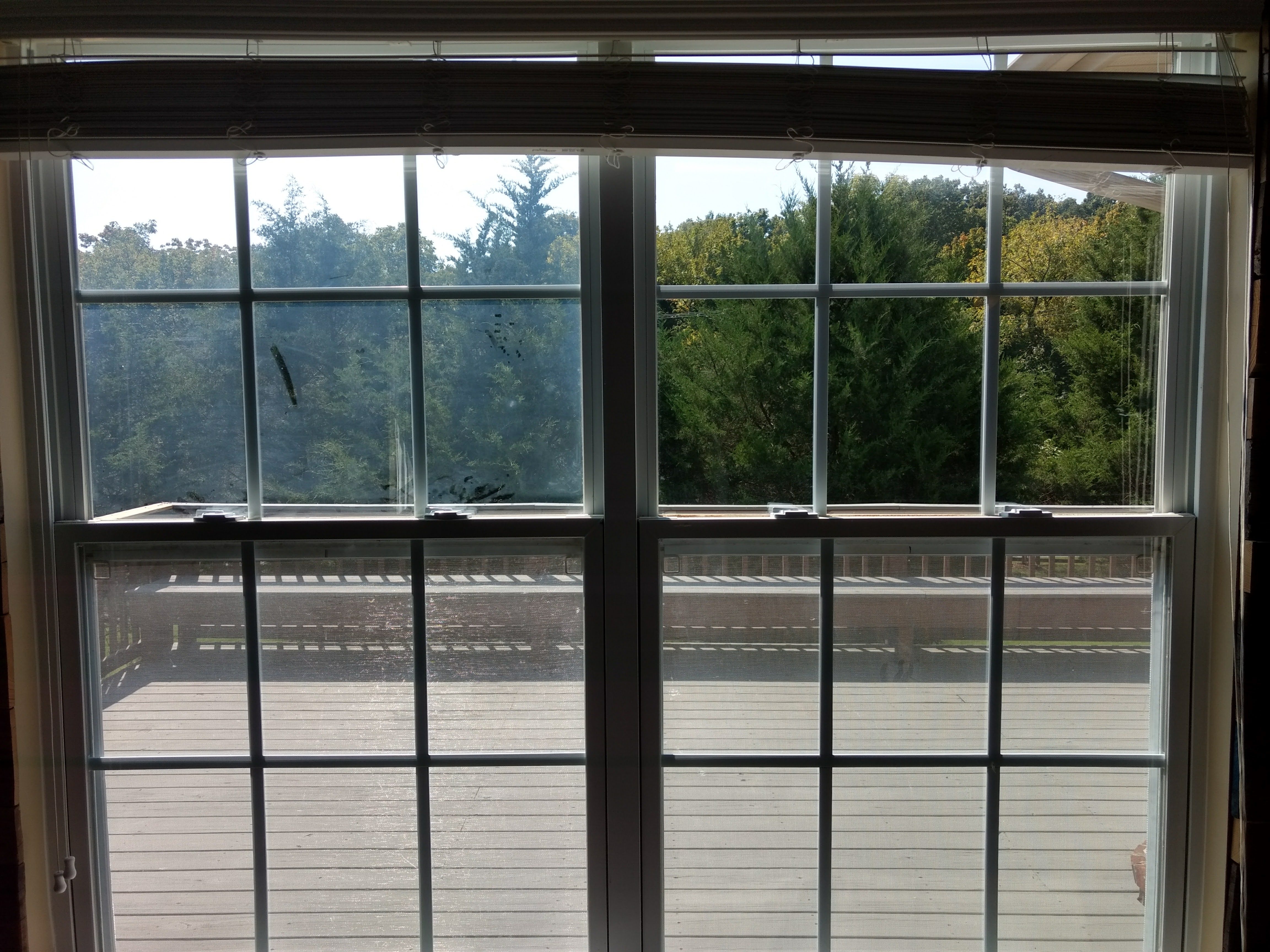 Completed window cleaning project